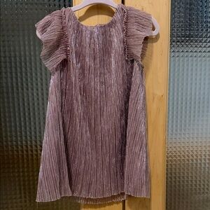 Cat & Jack Shimmering Pink Pleated Dress